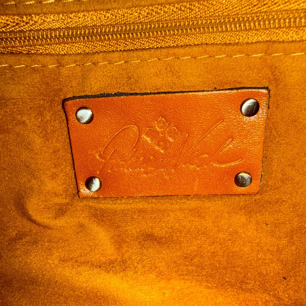 Patricia Nash‎ Montana Collection Leather Maisie Flap Crossbody Black - Picture 11 of 14
